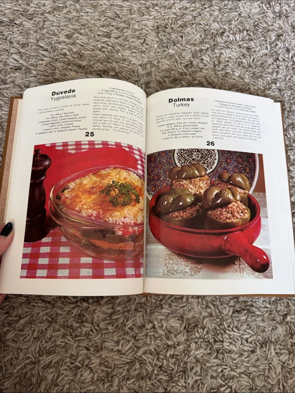 Vintage 1973 The World’s 100 Best Recipes Roland Gööck Hardcover Cookbook